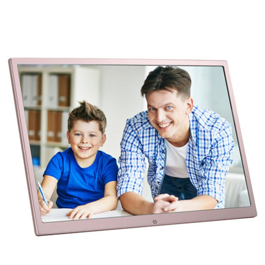 HSD1707 17 inch LED 1440X900 High Resolution Display Digital Photo Frame with Holder and Remote Control, Support SD / MMC / MS Card / USB Port, EU Plug(Gold) by buy2fix