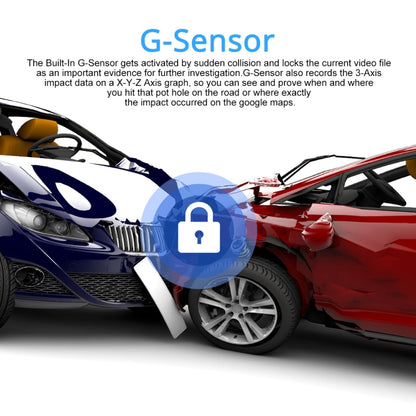 GS63H Car DVR Camera 2.4 inch LCD Screen HD 2880 x 2160P 150 Degree Wide Angle Viewing, Support Motion Detection / TF Card / G-Sensor / GPS / WiFi / HDMI(Black) by buy2fix