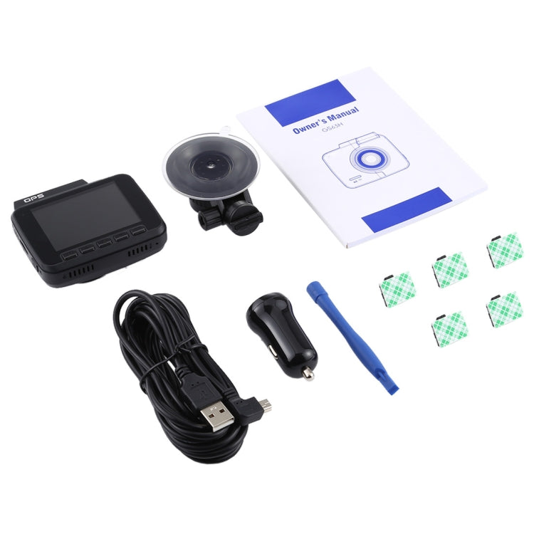 GS63H Car DVR Camera 2.4 inch LCD Screen HD 2880 x 2160P 150 Degree Wide Angle Viewing, Support Motion Detection / TF Card / G-Sensor / GPS / WiFi / HDMI(Black) by buy2fix