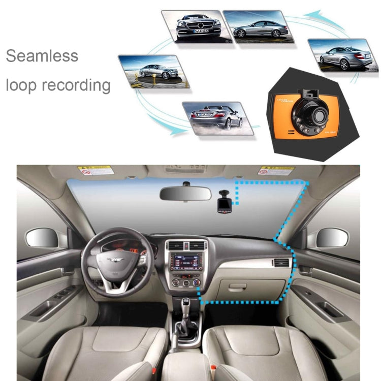 Generalplus 720P VGA 2.4 inch LCD Screen Display Car DVR Recorder, Support Loop Recording / Motion Detection / Night Vision Function by buy2fix
