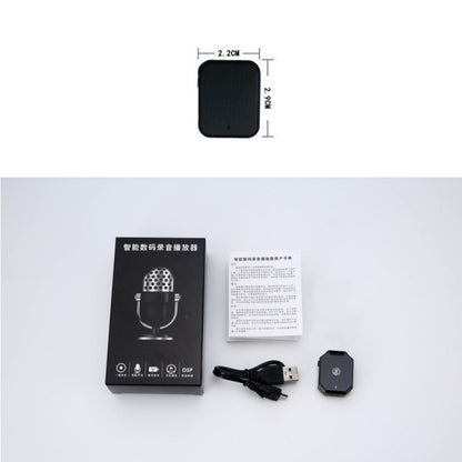 K7 8GB Noise Reduction Smart Voice Control Mini MP3 Recorder(Black) - Security by buy2fix | Online Shopping UK | buy2fix