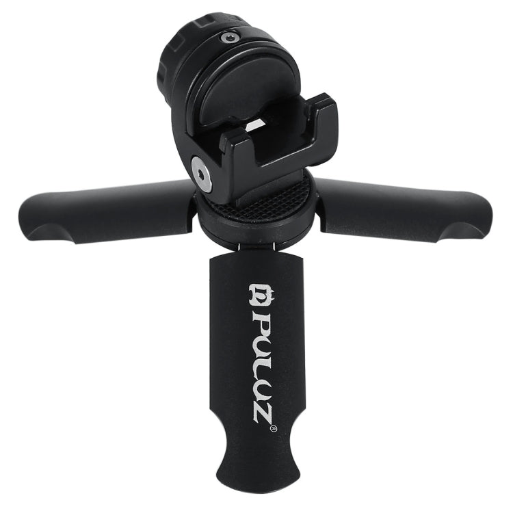 PULUZ  Folding Plastic Tripod + Phone Mount Metal Clamp for GoPro HERO Action Cameras and Cell Phones - Desktop Holder by PULUZ | Online Shopping UK | buy2fix