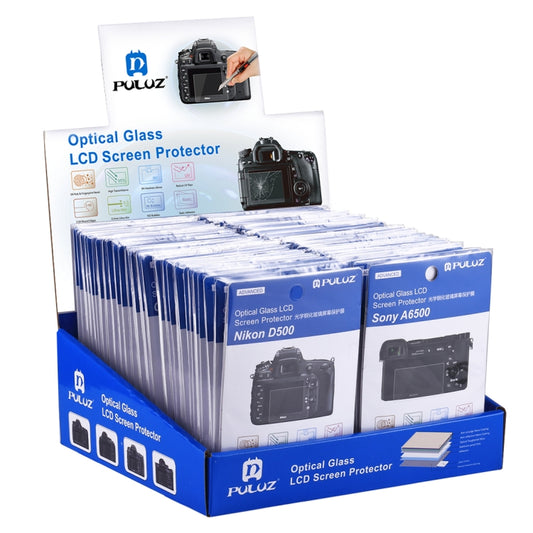 60 PCS PULUZ 2.5D Curved Edge 9H Surface Hardness Tempered Glass Screen Protector Kits for Canon 5D Mark IV / Mark III, Sony RX100 / A7M2 / A7R / A7R2, Nikon D3200 / D3300, Panasonic GH5, DMC-LX100 etc. - Camera Accessories by PULUZ | Online Shopping UK | buy2fix