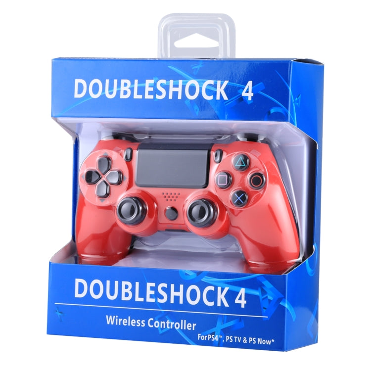 Doubleshock Wireless Game Controller for Sony PS4(Red) - Gamepads by buy2fix | Online Shopping UK | buy2fix