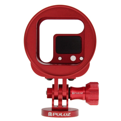PULUZ Housing Shell CNC Aluminum Alloy Protective Cage Kit with Metal Wrench & Lens Cap & Screw & Tripod Adapter for GoPro HERO5 Session /HERO4 Session /HERO Session(Red) - DJI & GoPro Accessories by PULUZ | Online Shopping UK | buy2fix