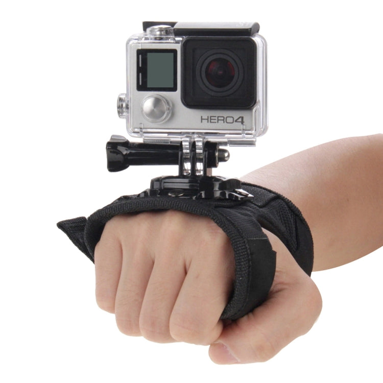 PULUZ 360 Degree Rotation Glove Style Palm Strap Mount Band for GoPro Hero11 Black / HERO10 Black / HERO9 Black / HERO8 Black / HERO7 /6 /5 /5 Session /4 Session /4 /3+ /3 /2 /1, Insta360 ONE R, DJI Osmo Action and Other Action Cameras - DJI & GoPro Accessories by PULUZ | Online Shopping UK | buy2fix