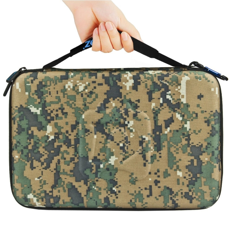 PULUZ Camouflage Pattern Waterproof Carrying and Travel Case for for GoPro Hero11 Black / HERO10 Black / HERO9 Black / HERO8 Black / HERO7 /6 /5 /5 Session /4 Session /4 /3+ /3 /2 /1, DJI Osmo Action  ... Cameras Accessories, Large Size: 32cm x 22cm x 7cm - DJI & GoPro Accessories by PULUZ | Online Shopping UK | buy2fix