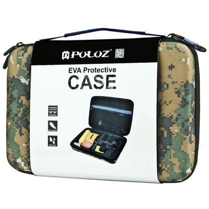 PULUZ Camouflage Pattern Waterproof Carrying and Travel Case for for GoPro Hero11 Black / HERO10 Black / HERO9 Black / HERO8 Black / HERO7 /6 /5 /5 Session /4 Session /4 /3+ /3 /2 /1, DJI Osmo Action  ... Cameras Accessories, Large Size: 32cm x 22cm x 7cm - DJI & GoPro Accessories by PULUZ | Online Shopping UK | buy2fix