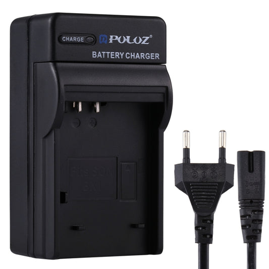 PULUZ EU Plug Battery Charger with Cable for Canon NB-6L Battery - Battery Wall Charger by PULUZ | Online Shopping UK | buy2fix