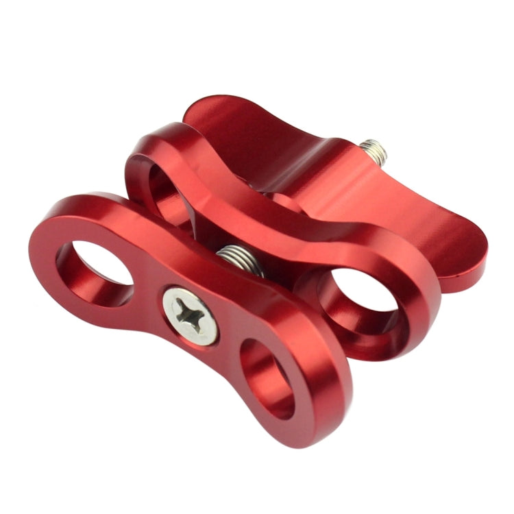 PULUZ Ball Clamp Close Hole Diving Camera Bracket CNC Aluminum Spring Flashlight Clamp for Diving Underwater Photography System(Red) - Camera Accessories by PULUZ | Online Shopping UK | buy2fix