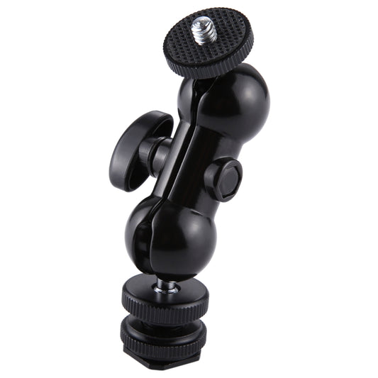 PULUZ Flash Hot Shoe Swivel Ball Head 1/4 inch Tripod Screw Magic Arm with Lock by PULUZ