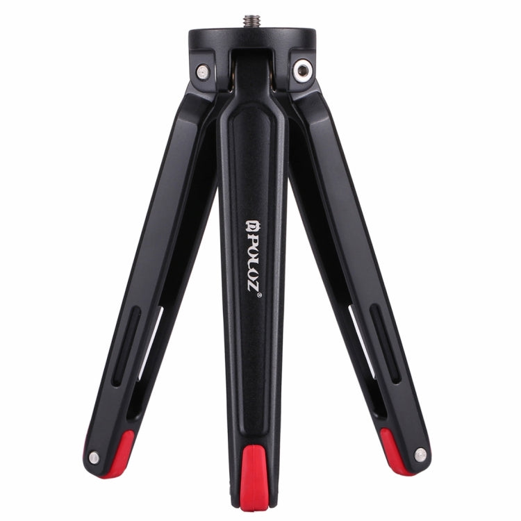 PULUZ Pocket Mini Metal Desktop Tripod Mount with 1/4 inch to 3/8 inch Thread Adapter Screw for DSLR & Digital Cameras, Adjustable Height: 4.5-15cm, Load: 20kg(Red) - Camera Accessories by PULUZ | Online Shopping UK | buy2fix