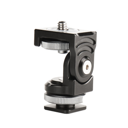 PULUZ Panorama Damping Two-dimensional Hot Shoe Head Multi-function Bracket - Camera Accessories by PULUZ | Online Shopping UK | buy2fix