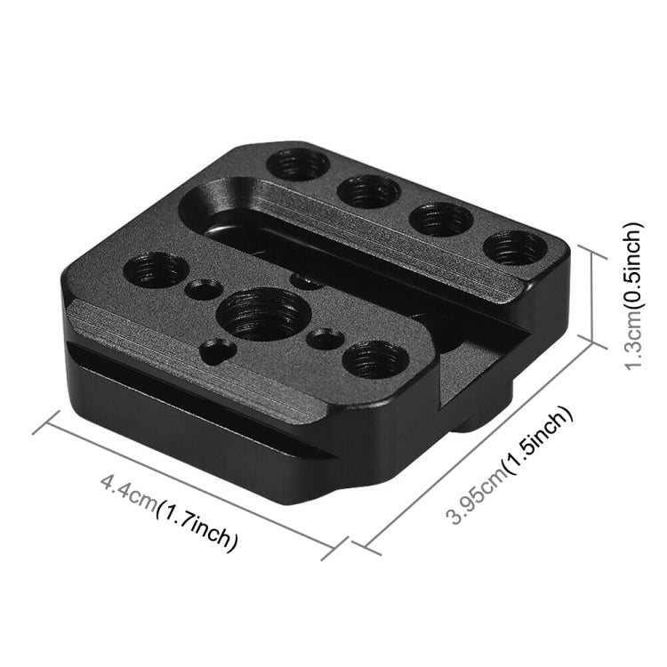 PULUZ Quick Release Plate External Mounting Holder for DJI RONIN / RONIN-S - Camera Accessories by PULUZ | Online Shopping UK | buy2fix