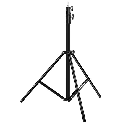 PULUZ 2.8m Height Foldable 3 Sections Tripod Mount Light Holder for Photography Video Light / Backdrop Light - Camera Accessories by PULUZ | Online Shopping UK | buy2fix