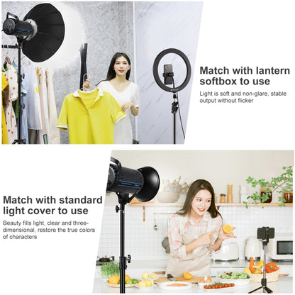 PULUZ 150W Studio Video Light 5600K Monochromatic Temperature Built-in Dissipate Heat System with Remote Control(EU Plug) - Camera Accessories by PULUZ | Online Shopping UK | buy2fix