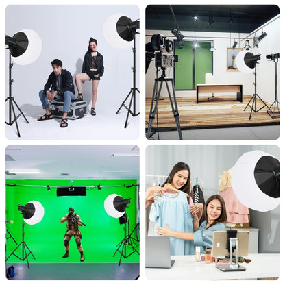 PULUZ 220V 150W Studio Video Light  3200K-5600K Dual Color Temperature Built-in Dissipate Heat System with Remote Control(UK Plug) - Camera Accessories by PULUZ | Online Shopping UK | buy2fix