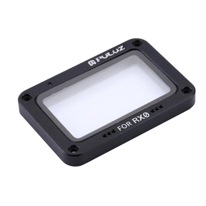 PULUZ Aluminum Alloy Flame + Tempered Glass Lens Protector for Sony RX0 / RX0 II, with Screws and Screwdrivers(Black) - DJI & GoPro Accessories by PULUZ | Online Shopping UK | buy2fix