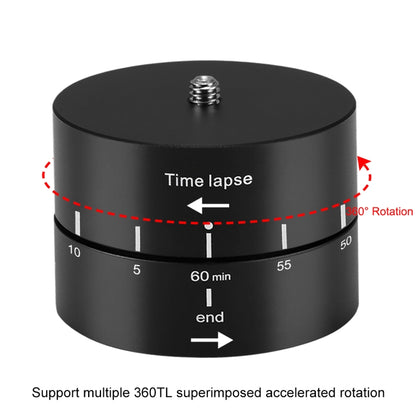 PULUZ 360 Degrees Panning Rotation 60 Minutes Time Lapse Stabilizer Tripod Head Adapter for GoPro HERO10 Black / HERO9 Black / HERO8 Black / HERO7 /6 /5 /5 Session /4 Session /4 /3+ /3 /2 /1, Xiaoyi and Other Action Cameras - Camera Accessories by PULUZ | Online Shopping UK | buy2fix