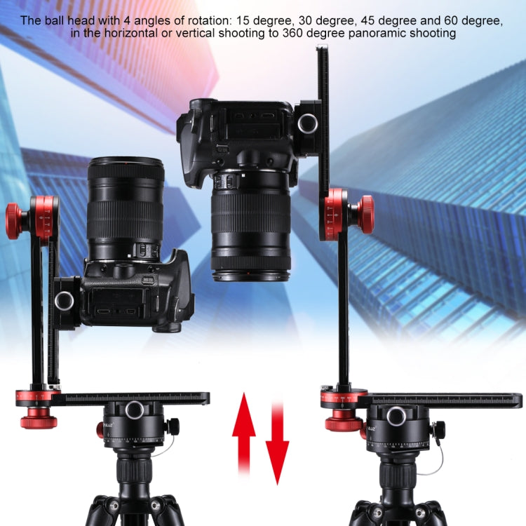PULUZ 720 Degree Panoramic Aluminum Alloy Ball Head Quick Release Plate Kits - Camera Accessories by PULUZ | Online Shopping UK | buy2fix