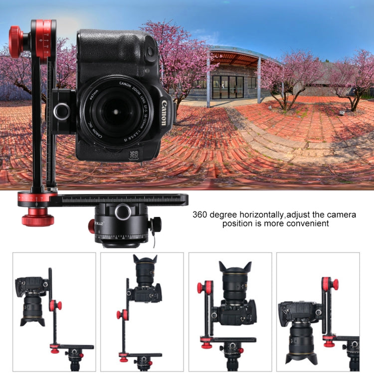 PULUZ 720 Degree Panoramic Aluminum Alloy Ball Head Quick Release Plate Kits - Camera Accessories by PULUZ | Online Shopping UK | buy2fix