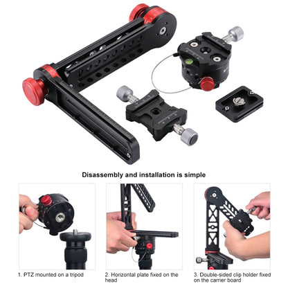 PULUZ 720 Degree Panoramic Aluminum Alloy Ball Head Quick Release Plate Kits - Camera Accessories by PULUZ | Online Shopping UK | buy2fix