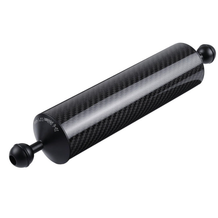 PULUZ 12.79 inch 32.5cm Length 60mm Diameter Dual Balls Carbon Fiber Floating Arm, Ball Diameter: 25mm, Buoyancy: 400g - Camera Accessories by PULUZ | Online Shopping UK | buy2fix