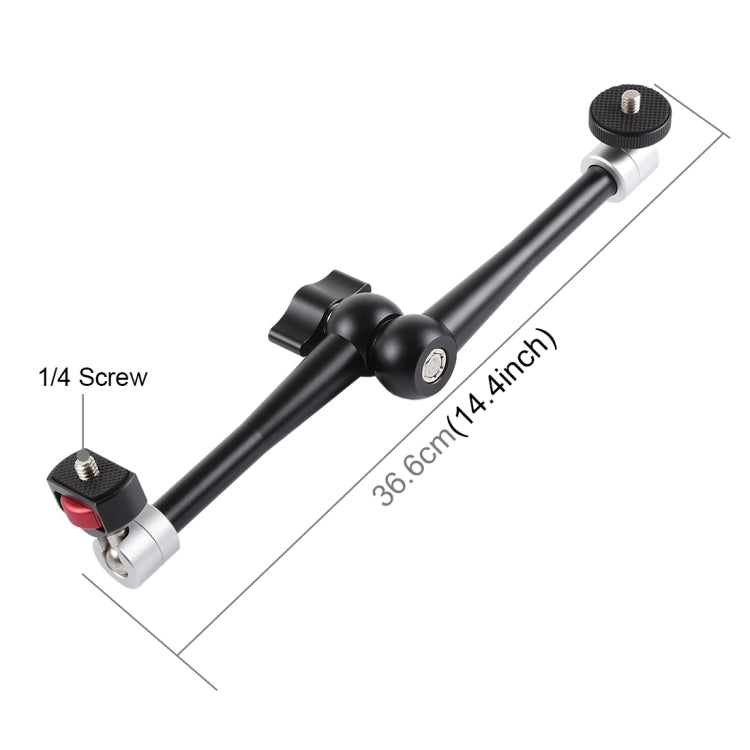 PULUZ 11 inch Aluminium Alloy Adjustable Articulating Friction Magic Arm - Camera Accessories by PULUZ | Online Shopping UK | buy2fix