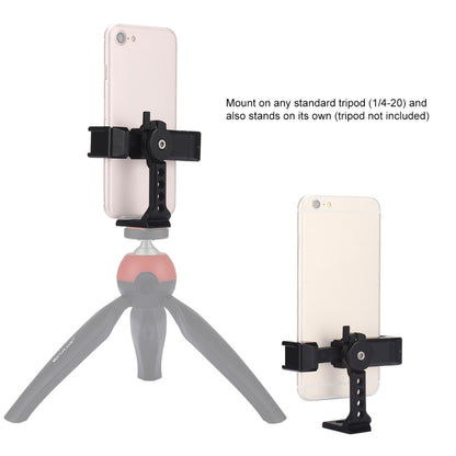 PULUZ 360 Degree Rotating Universal Horizontal Vertical Shooting Phone Metal Clamp Holder Bracket, For iPhone, Galaxy, Huawei, Xiaomi, Sony, HTC, Google and other Smartphones - Desktop Holder by PULUZ | Online Shopping UK | buy2fix