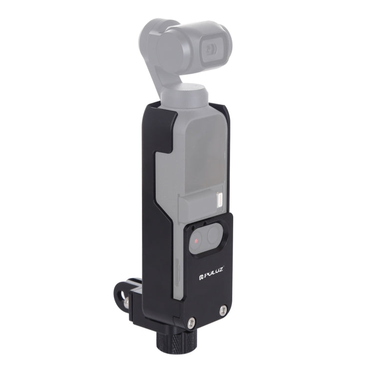 PULUZ Housing Shell CNC Aluminum Alloy Protective Cover for DJI OSMO Pocket(Black) - Mount & Holder by PULUZ | Online Shopping UK | buy2fix