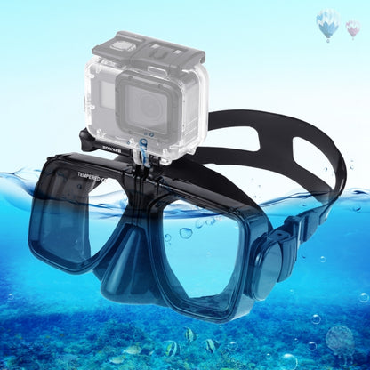 PULUZ Water Sports Diving Equipment Diving Mask Swimming Glasses for GoPro Hero11 Black / HERO10 Black / HERO9 Black /HERO8 / HERO7 /6 /5 /5 Session /4 Session /4 /3+ /3 /2 /1, Insta360 ONE R, DJI Osmo Action and Other Action Cameras(Black) - DJI & GoPro Accessories by PULUZ | Online Shopping UK | buy2fix