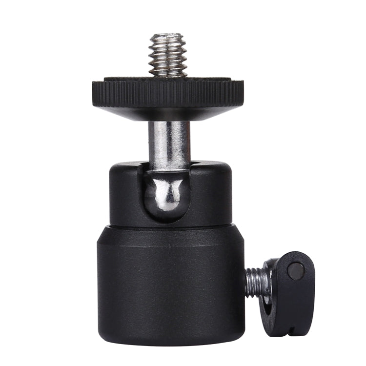 PULUZ 1/4 inch Screw Metal Tripod Ball Head Adapter with Lock - Camera Accessories by PULUZ | Online Shopping UK | buy2fix