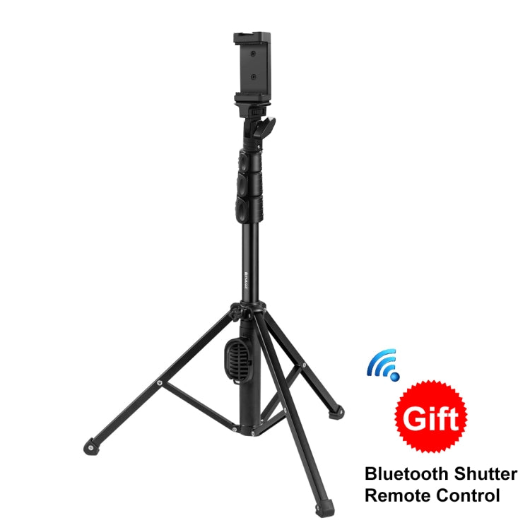 PULUZ  Bluetooth Shutter Remote Selfie Stick Tripod Mount Holder for Vlogging Live Broadcast - Camera Accessories by PULUZ | Online Shopping UK | buy2fix