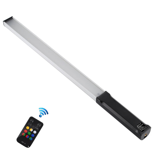 PULUZ RGB Colorful Photo LED Stick Adjustable Color Temperature Handheld LED Fill Light with Remote Control(Black) by PULUZ