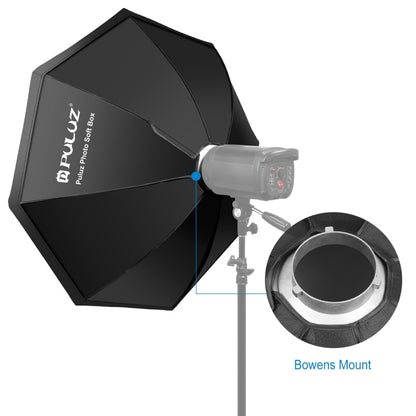 PULUZ 95cm Speedlite Flash Octagon Parabolic Softbox Bowens Mount Diffuser - Camera Accessories by PULUZ | Online Shopping UK | buy2fix