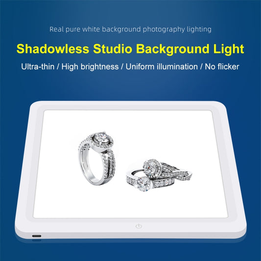 PULUZ LED Shadowless Light Pad for 30cm Photo Studio Box (White) by PULUZ
