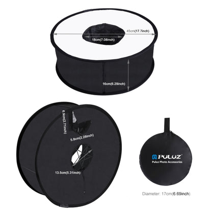 PULUZ 45cm Round Style Macro and Portrait Softbox SpeedLite Flash Light Foldable Diffuser - Camera Accessories by PULUZ | Online Shopping UK | buy2fix