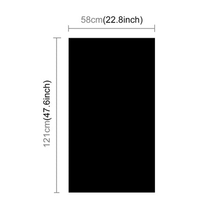 PULUZ Photography Background PVC Paper Kits for Studio Tent Box, Size: 121cm x 58cm(Black) - Camera Accessories by buy2fix | Online Shopping UK | buy2fix