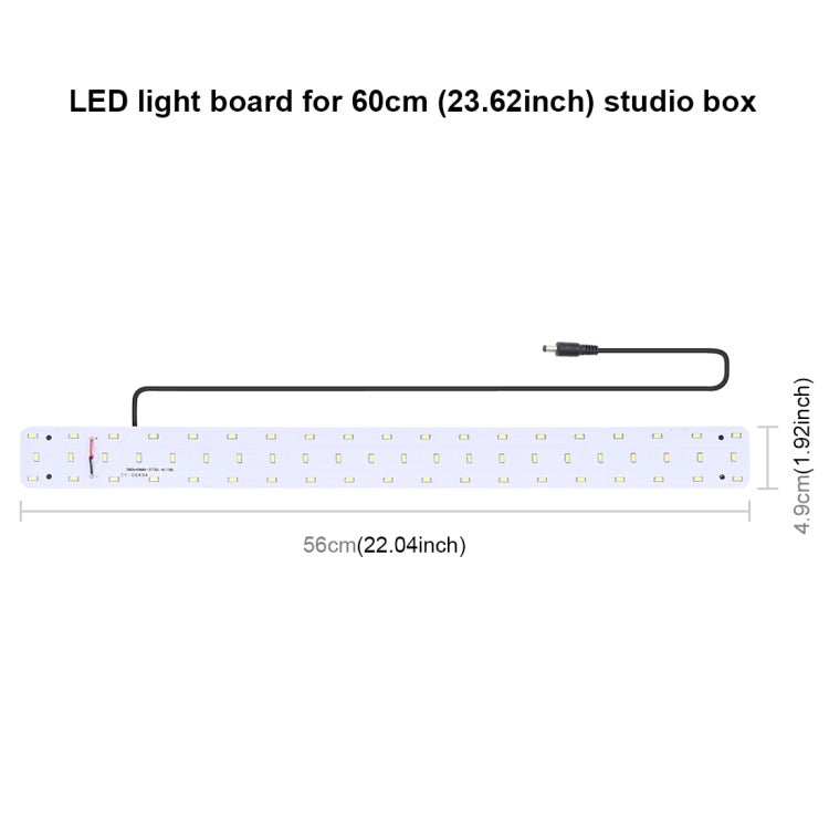 PULUZ 30W 1690LM 60 LEDs SMD 5730 5500K Aluminum Base Light Panel for 60cm Studio Tent - Camera Accessories by PULUZ | Online Shopping UK | buy2fix
