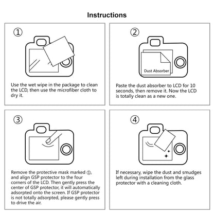 PULUZ 2.5D 9H Tempered Glass Film for Fujifilm X-A3, Compatible with Fujifilm X-T1 / X-T2 / X-A5 / X-A10 / X-A20 - Camera Accessories by PULUZ | Online Shopping UK | buy2fix