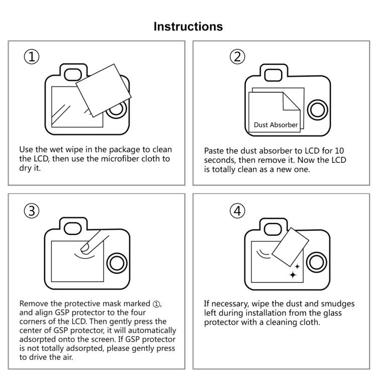 PULUZ 2.5D 9H Tempered Glass Film for Fujifilm X-T1, Compatible with Fujifilm X-T2 / X-A3 / X-A5 / X-A10 / X-A20 - Camera Accessories by PULUZ | Online Shopping UK | buy2fix