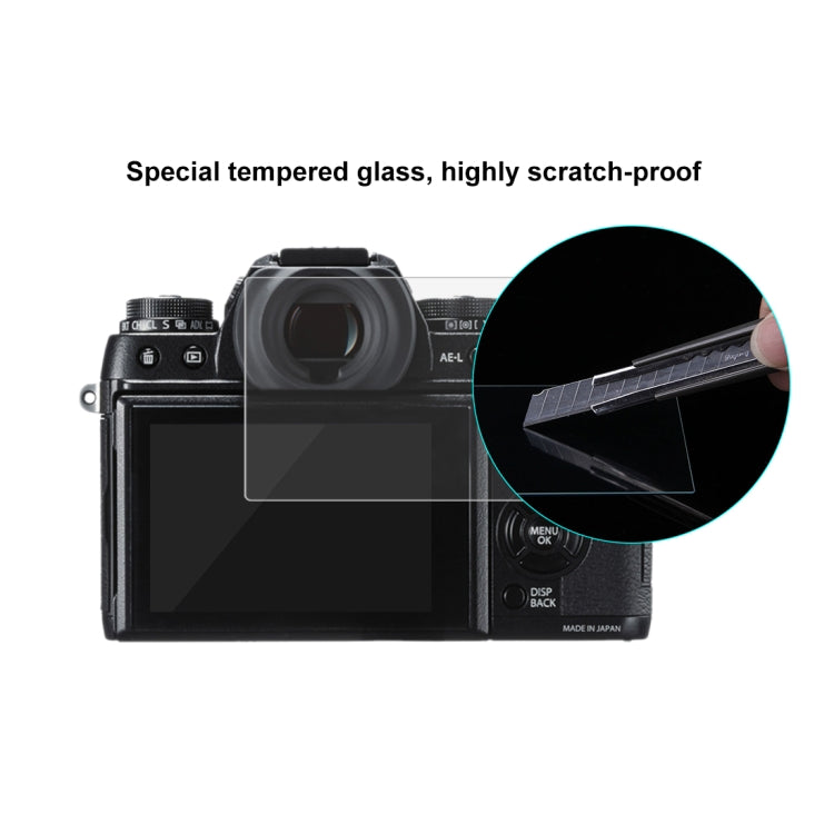 PULUZ 2.5D 9H Tempered Glass Film for Fujifilm X-T1, Compatible with Fujifilm X-T2 / X-A3 / X-A5 / X-A10 / X-A20 - Camera Accessories by PULUZ | Online Shopping UK | buy2fix