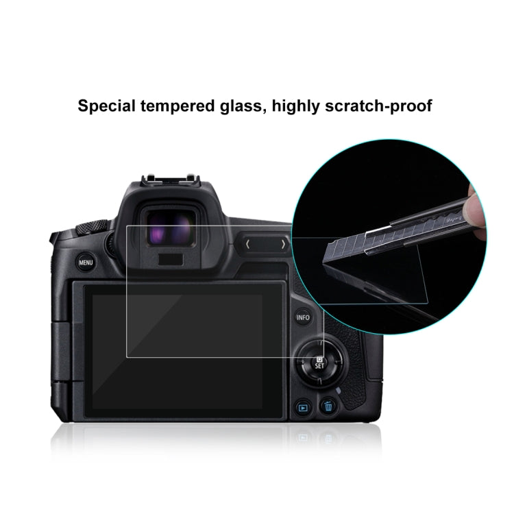 PULUZ 2.5D 9H Tempered Glass Film for Canon EOS R - Camera Accessories by PULUZ | Online Shopping UK | buy2fix