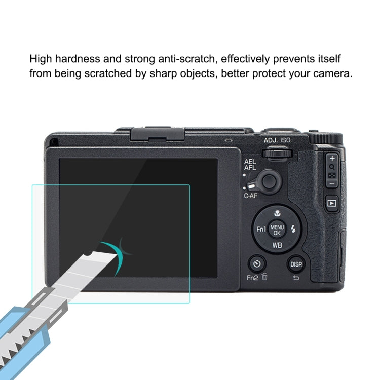 PULUZ 2.5D 9H Tempered Glass Film for Ricoh GR II - Camera Accessories by PULUZ | Online Shopping UK | buy2fix