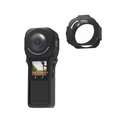 PULUZ Lens Guard Protective Cover for Insta360 ONE RS 1-Inch 360 Edition(Black) - DJI & GoPro Accessories by PULUZ | Online Shopping UK | buy2fix
