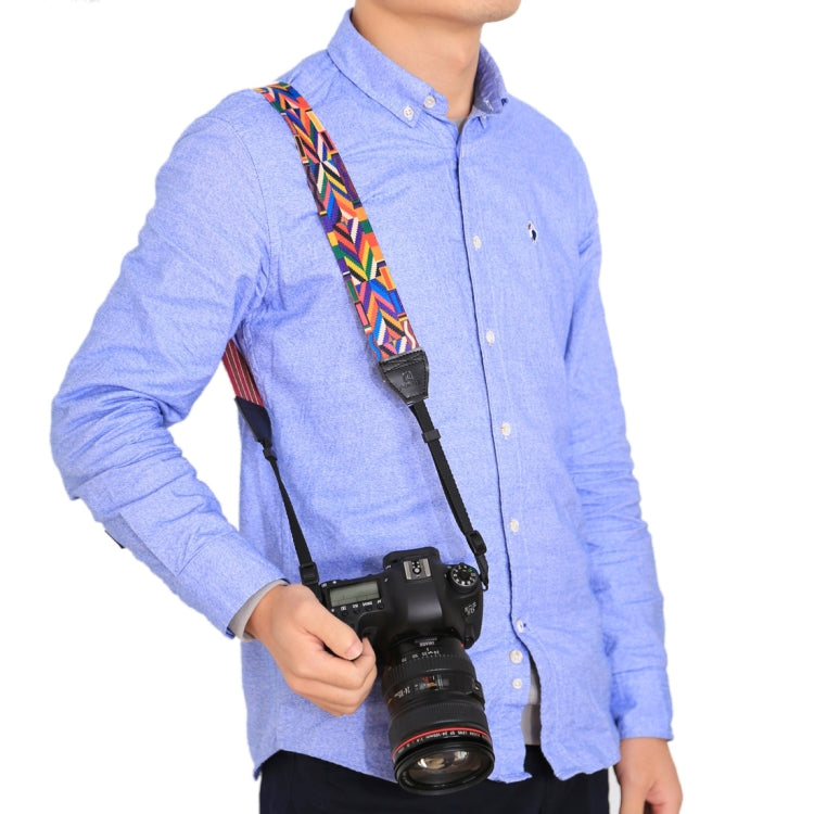 PULUZ Retro Ethnic Style Multi-color Series Shoulder Neck Strap Camera Strap for SLR / DSLR Cameras - Camera Accessories by PULUZ | Online Shopping UK | buy2fix