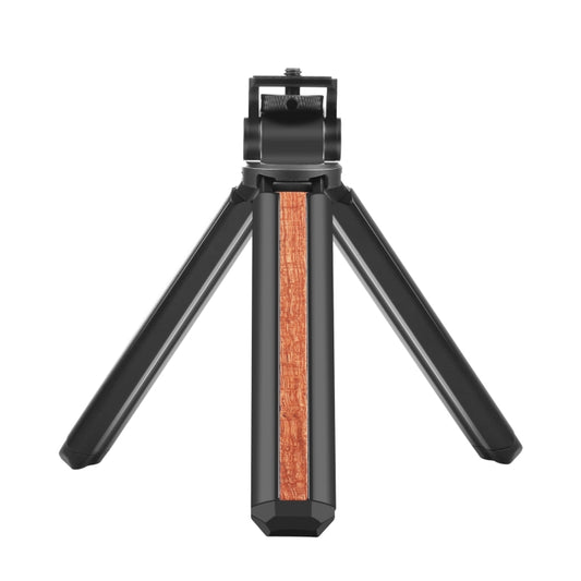 PULUZ Inlaid Wood Desktop Vlogging Live Tripod Holder with Tripod Head (Black) by PULUZ