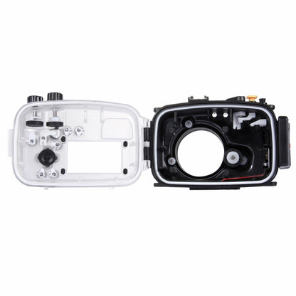 PULUZ 40m Underwater Depth Diving Case Waterproof Camera Housing for Sony A6300 (E PZ 16-50mm F3.5-5.6 OSS)(Black) - Camera Accessories by PULUZ | Online Shopping UK | buy2fix