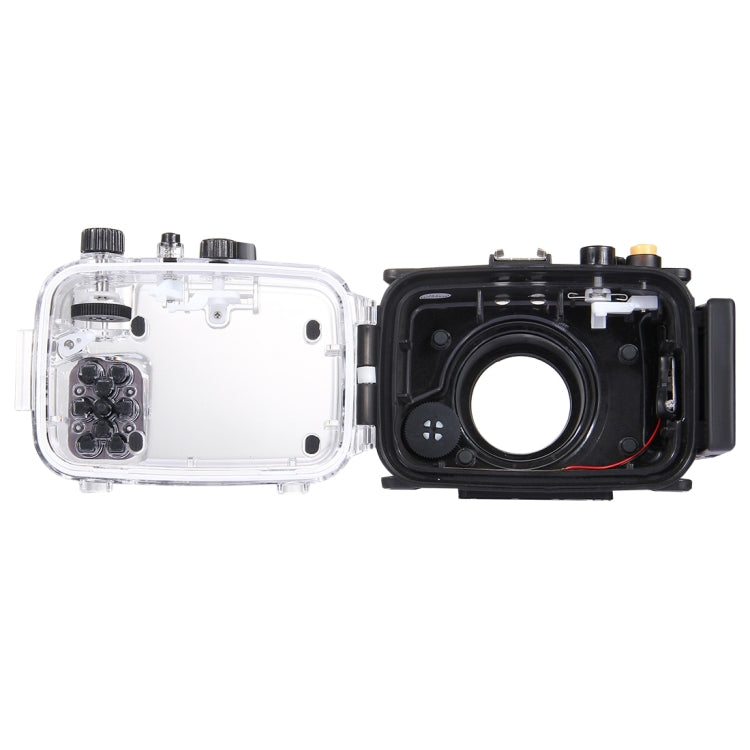 PULUZ 40m Underwater Depth Diving Case Waterproof Camera Housing for Sony RX100 IV(Black) - Camera Accessories by PULUZ | Online Shopping UK | buy2fix