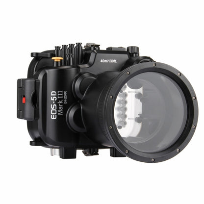 PULUZ 40m Underwater Depth Diving Case Waterproof Camera Housing for Canon EOS-5D Mark III (EF 24-105mm f/4L IS II USM) - Camera Accessories by PULUZ | Online Shopping UK | buy2fix